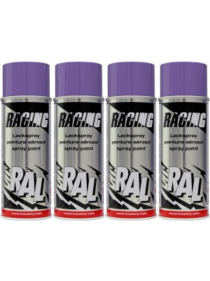 RACING Lackspray RAL 4005 BlauLila 4x 400 Milliliter
