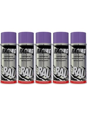 RACING Lackspray RAL 4005 BlauLila 5x 400 Milliliter