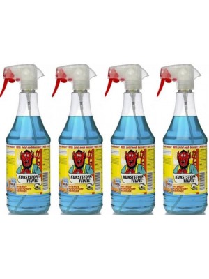 Tuga Chemie Kunststoff-Teufel (Entfernt fast alles auf Kunststoff) 4x1l=4 Liter