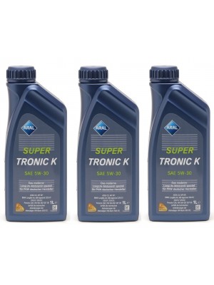 Aral Super Tronic K (ex. Longlife III) 5W-30 Motoröl 3x 1l = 3 Liter