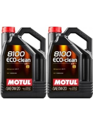 MOTUL Motoröl 8100 ECO CLEAN 0W-20 2x 5 = 10 Liter