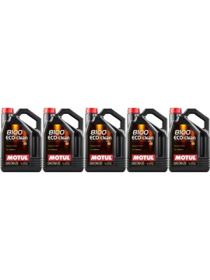 MOTUL Motoröl 8100 ECO CLEAN 0W-20 5x 5 = 25 Liter