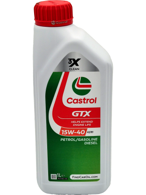 Castrol GTX 15W-40 A3/B3 Motoröl 1l