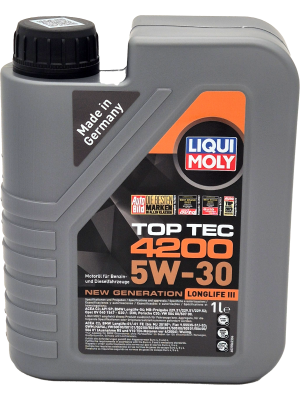 Liqui Moly 3706 5W-30 Top Tec 4200 Longlife III Motoröl 1l