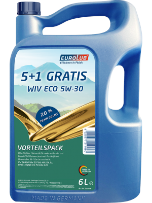 Eurolub WIV ECO 5W-30 Motoröl 6l Vorteilskanister