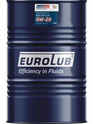 Eurolub FE-LL4 0W-20 Motoröl 208l Fass