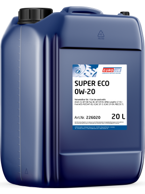EUROLUB Motoröl SUPER ECO SAE 0W-20 20 Liter Kanister