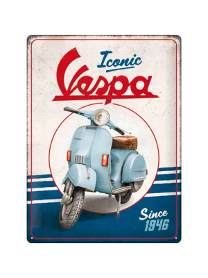 Vespa Iconic - Metallschild 30x40 cm
