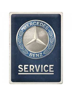 Mercedes Benz Service - Metallschild 30x40 cm
