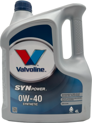 Valvoline SYNPOWER 0W-40 4 Liter Kanister
