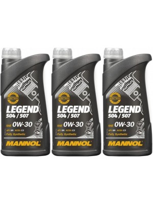 MANNOL 7730 LEGEND 504/ 507.00 0W-30 Motoröl 3x 1l = 3 Liter