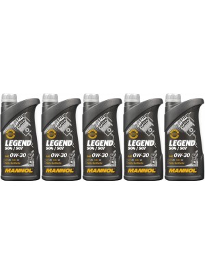 MANNOL 7730 LEGEND 504/ 507.00 0W-30 Motoröl 5x 1l = 5 Liter