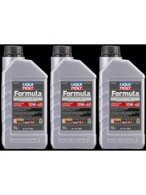 Liqui Moly 3862 Formula Super 10W-40 Motoröl Flasche 3x 1l = 3 Liter