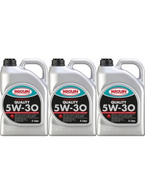 Meguin megol 6567 Motoröl Quality SAE 5W-30 3x 5 = 15 Liter