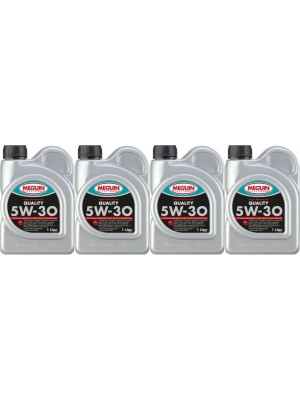 Meguin megol 6566 Motoröl Quality SAE 5W-30 4x 1l = 4 Liter