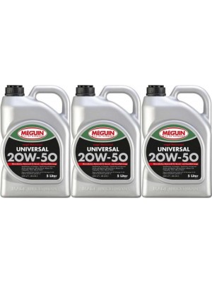Meguin megol 4381 Motoröl Universal SAE 20W-50 3x 5 = 15 Liter