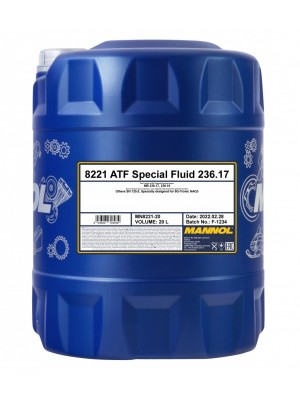 Mannol 8221 ATF Special Fluid 236.17 Automatikgetriebeöl 20l Kanister