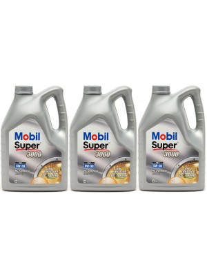 Mobil Super 3000 Formula XE1 5W-30 Motoröl (BMW LL0-4) 3x 5 = 15 Liter