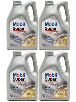 Mobil Super 3000 Formula XE1 5W-30 Motoröl (BMW LL0-4) 4x 5 = 20 Liter