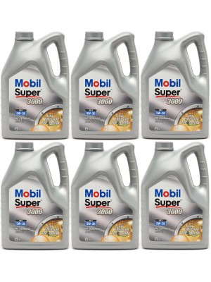 Mobil Super 3000 Formula XE1 5W-30 Motoröl (BMW LL0-4) 6x 5 = 30 Liter