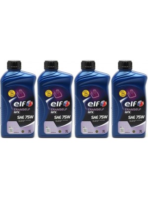 Elf Tranself NFX 75W Schaltgetriebeöl (Nachfolger von NFP/NFJ) 4x 1l = 4 Liter