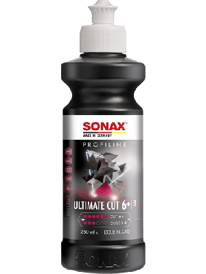 SONAX ProfiLine UltimateCut 250 ml hocheffektive Schleifpolitur für hohe Prozessgeschwindigkeiten | Art-Nr. 02391410