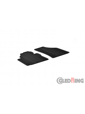 Original Gledring Passform Fußmatten Gummimatten 2 Tlg.-Fixing - Volkswagen VW Caddy 2004/2010->2015-> 2020 2 Türig