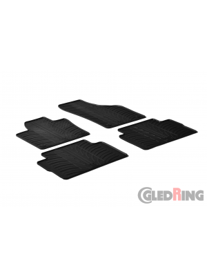 Original Gledring Passform Fußmatten Gummimatten 4 Tlg.+Fixing - Seat Alhambra 2010->