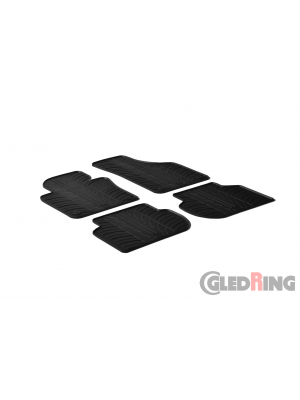 Original Gledring Passform Fußmatten Gummimatten 4 Tlg.+Fixing - Volkswagen VW Jetta 2011->