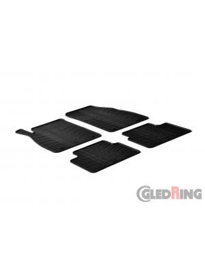 Original Gledring Passform Fußmatten Gummimatten 4 Tlg.+Fixing - Opel Insignia 2008-2013