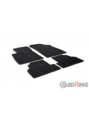 Original Gledring Passform Fußmatten Gummimatten 4 Tlg.+Fixing - Chevrolet Trax 2012->