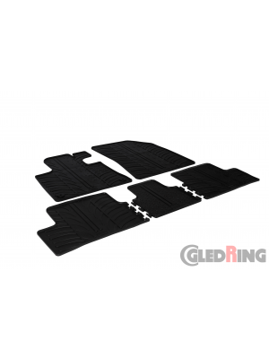 Original Gledring Passform Fußmatten Gummimatten 5 Tlg.+Fixing - Citroen C4 Picasso 2013->