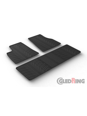 Original Gledring Passform Fußmatten Gummimatten 5 Tlg. - Tesla Model S 2016->