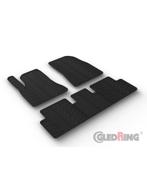 Original Gledring Passform Fußmatten Gummimatten 5 Tlg. - Tesla Model 3 12.2020->