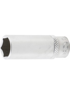 BGS 10513 Steckschlüssel-Einsatz Sechskant, tief | Antrieb Innenvierkant 6,3 mm (1/4"") | SW 13 mm