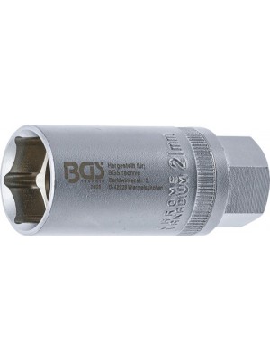 BGS 2403 Zündkerzen-Einsatz Sechskant | Antrieb Innenvierkant 12,5 mm (1/2"") | SW 21 mm
