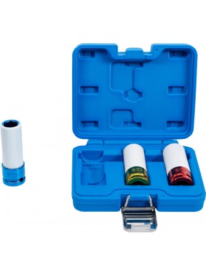 BGS 7200 Kraft-Schoneinsatz-Satz | Antrieb Innenvierkant 12,5 mm (1/2"") | SW 17 / 19 / 21 mm | 3-tlg.