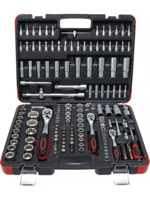 BGS 2283 Steckschlüssel-Satz | Antrieb 6,3 mm (1/4"") / 10 mm (3/8"") / 12,5 mm (1/2"") | 172-tlg.