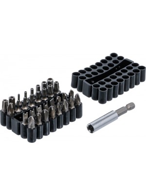 BGS 763 Bit-Satz | kurz | Antrieb Außensechskant 6,3 mm (1/4"") | verschiedene Profile | 33-tlg.