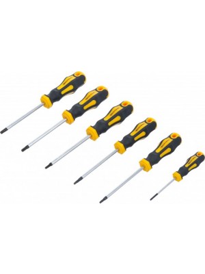 BGS 35826 Schraubendreher-Satz | T-Profil (für Torx) T10 - T30 | 6-tlg.