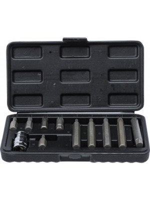 BGS 5030 Bit-Satz | Antrieb Außensechskant 10 mm (3/8"") | Innenvielzahn (für XZN) | 11-tlg.