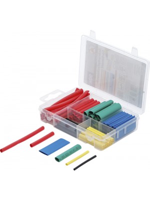 BGS 88150 Schrumpfschlauch-Sortiment | farbig | 90-tlg.