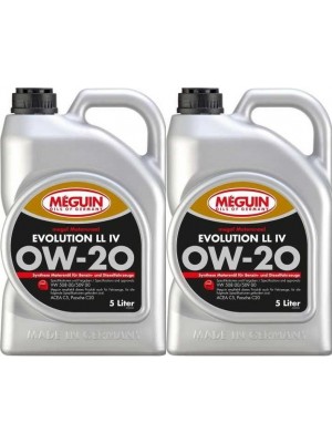Meguin Megol 33058 Evolution LL Longlife IV 0W-20 2x 5 = 10 Liter