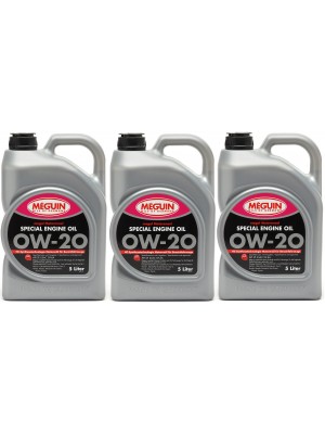 Meguin Megol 6851 Motoröl Special Engine Oil 0W-20 3x 5 = 15 Liter