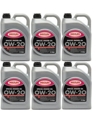 Meguin Megol 6851 Motoröl Special Engine Oil 0W-20 6x 5 = 30 Liter