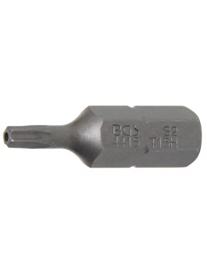 BGS 4415 Bit | Länge 30 mm | Antrieb Außensechskant 8 mm (5/16"") | T-Profil (für Torx) mit Bohrung T15