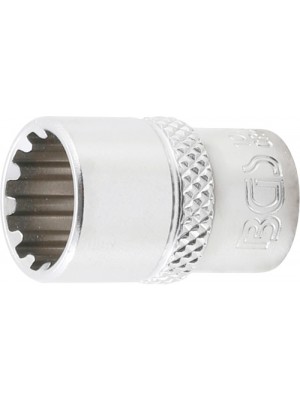 BGS 10111 Steckschlüssel-Einsatz Gear Lock | Antrieb Innenvierkant 6,3 mm (1/4"") | SW 11 mm
