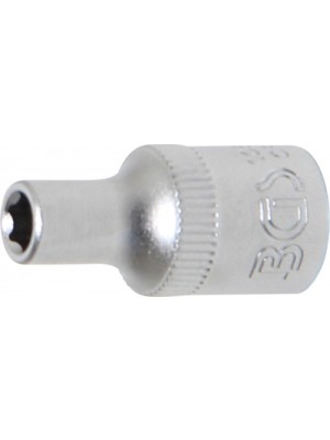 BGS 10650 Steckschlüssel-Einsatz Sechskant | Antrieb Innenvierkant 6,3 mm (1/4"") | SW 5/32""