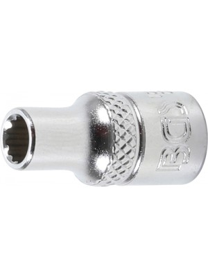 BGS 10775 Steckschlüssel-Einsatz Zwölfkant | Antrieb Innenvierkant 6,3 mm (1/4"") | SW 5 mm