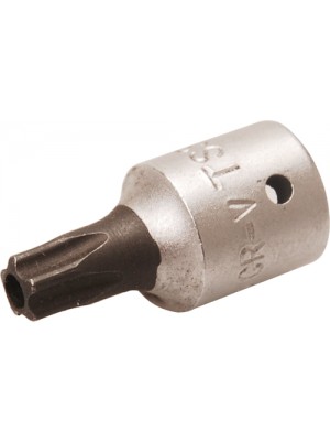 BGS 2355-TS30 Bit-Einsatz | Antrieb Innenvierkant 6,3 mm (1/4"") | TS-Profil (für Torx Plus) mit Bohrung TS30